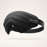 Dreamlight 4S 3D contoured blackout sleep mask in Midnight Black, premium studio shot